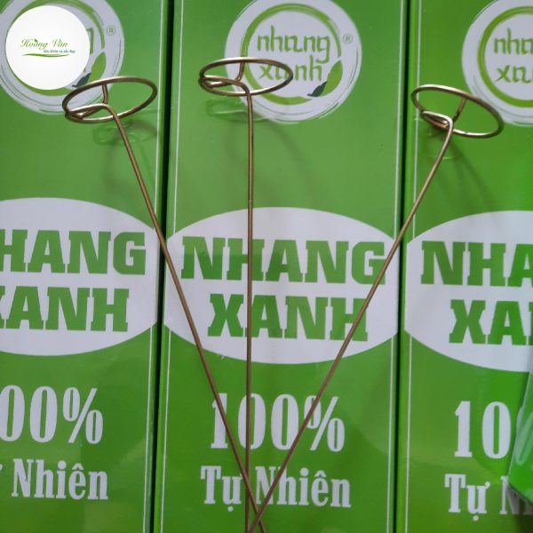 Cây cắm nhang vòng mạ nhũ vàng - Hình ảnh 2