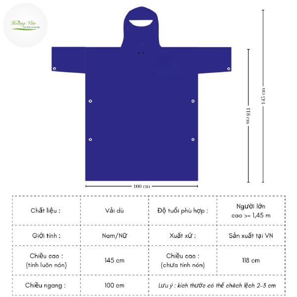 Áo mưa cánh dơi xẻ tà - Hình ảnh 5