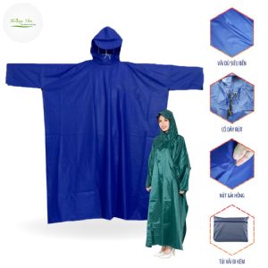 Áo mưa cánh dơi xẻ tà