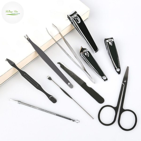 Bộ dụng cụ bấm móng tay 10 món thép không gỉ - Hình ảnh 4