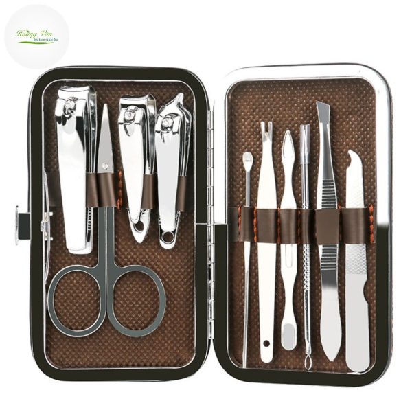 Bộ dụng cụ bấm móng tay 10 món thép không gỉ