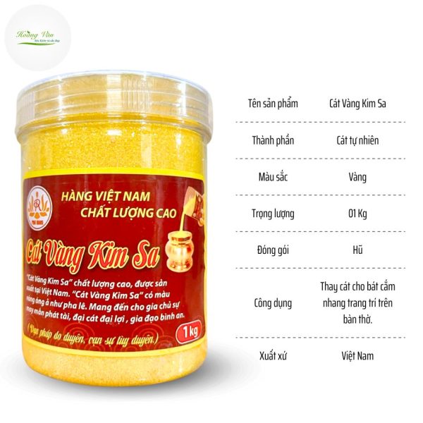 Hũ Cát Vàng - 1Kg - Hình ảnh 4